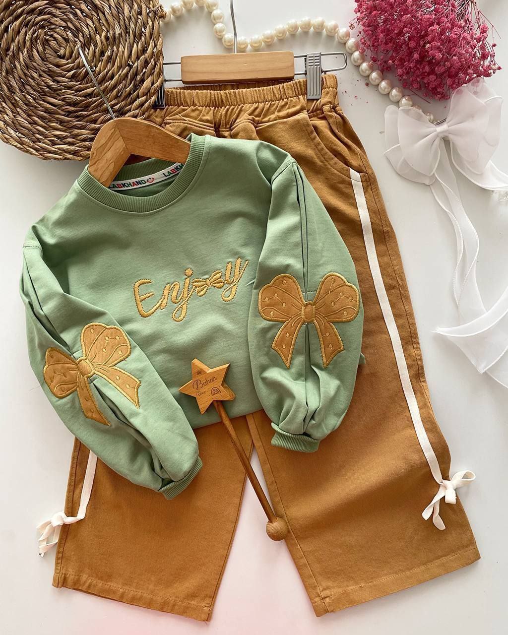 عکس محصول ست بلوز با شلوار کتان لذتبخش - شماره 7