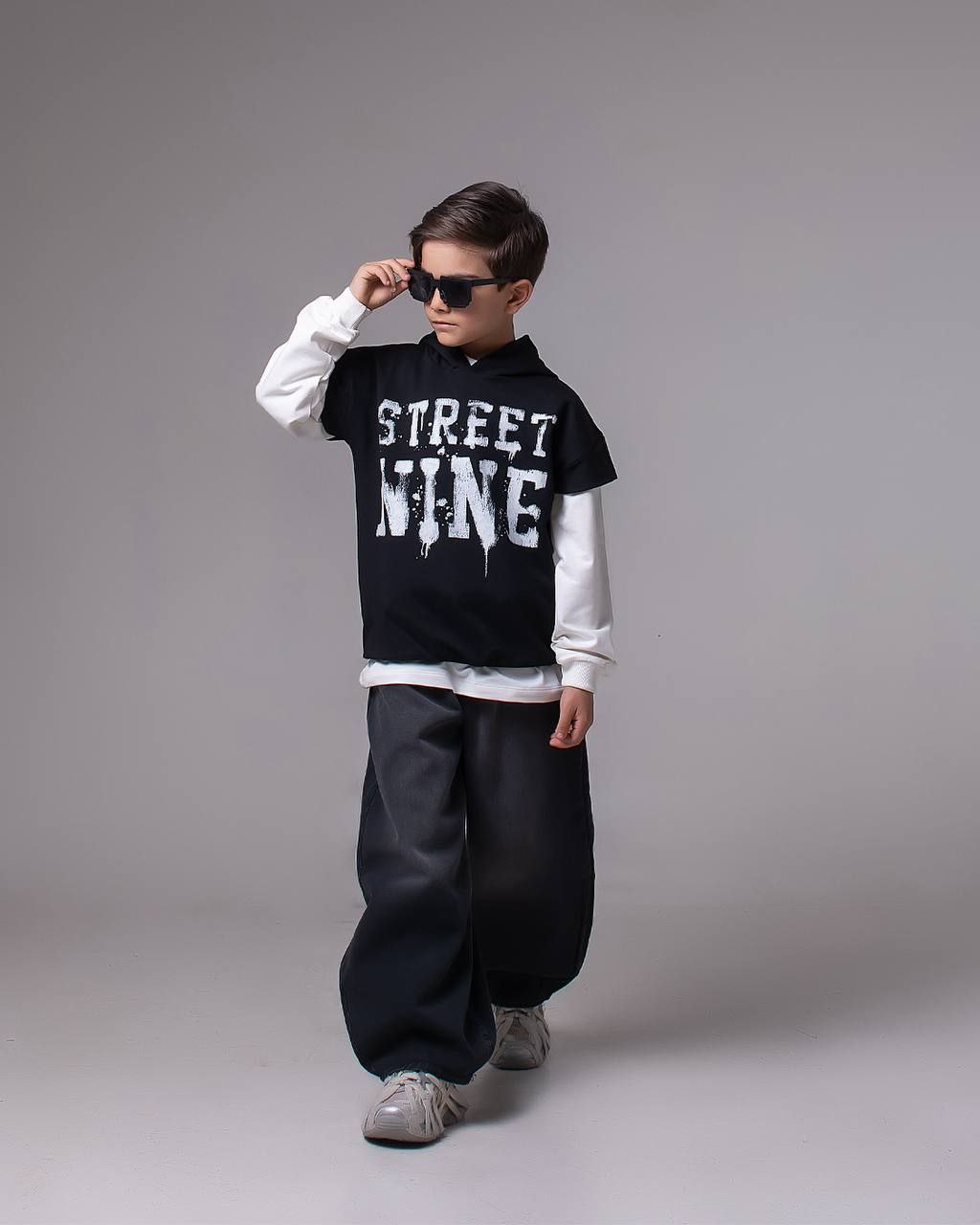 عکس محصول سه تیکه (وست+دورس+شلوار جین) - شماره 6