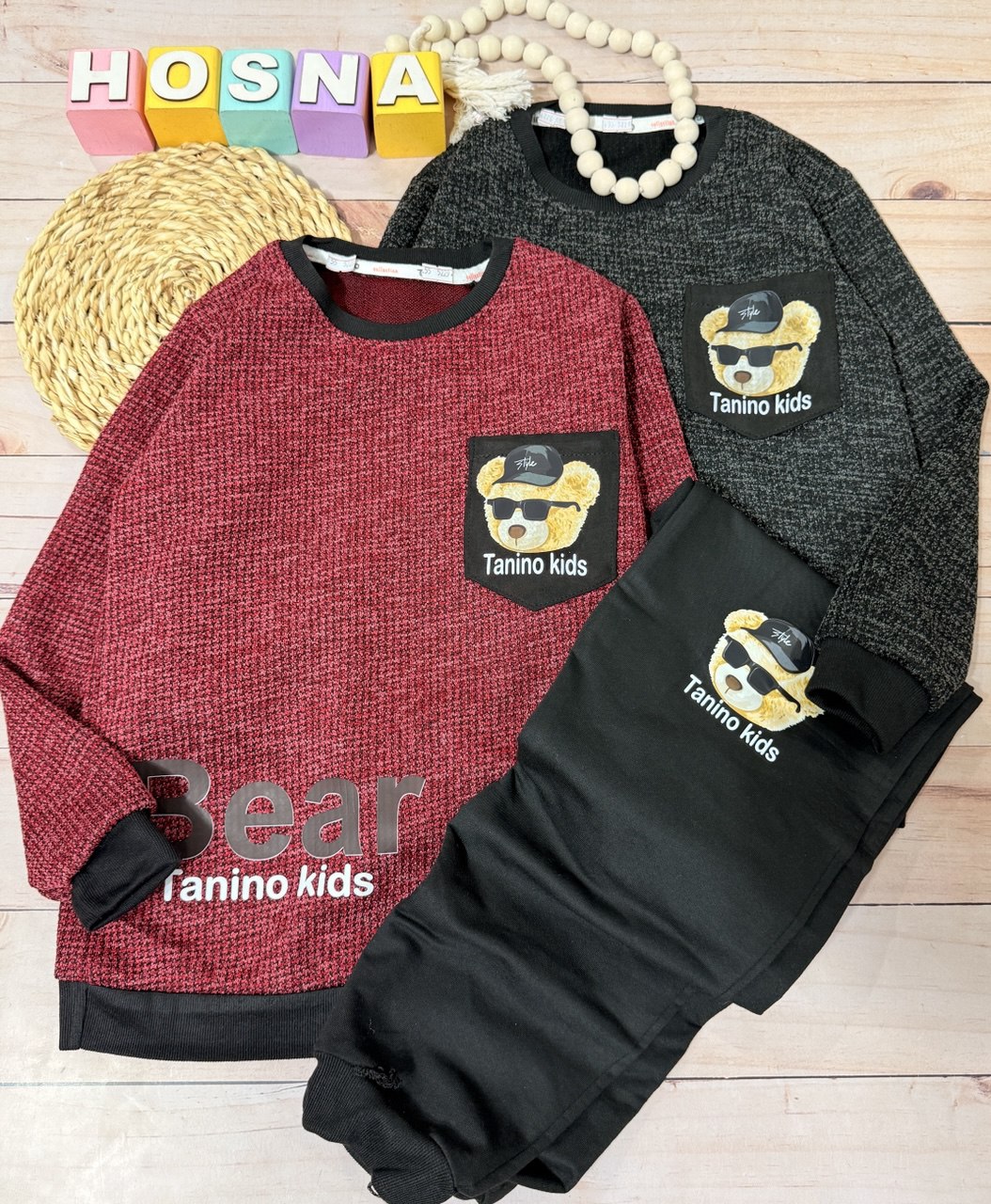 عکس محصول بلوز شلوار تدی بیسکویتی - شماره 1