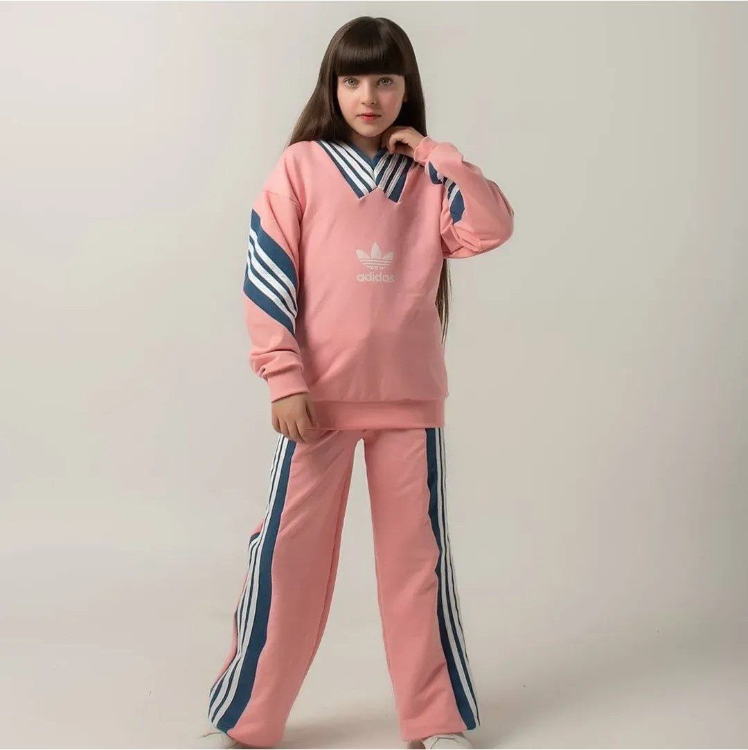 عکس محصول هودی شلوار بگ دخترانه ادیداس - شماره 3