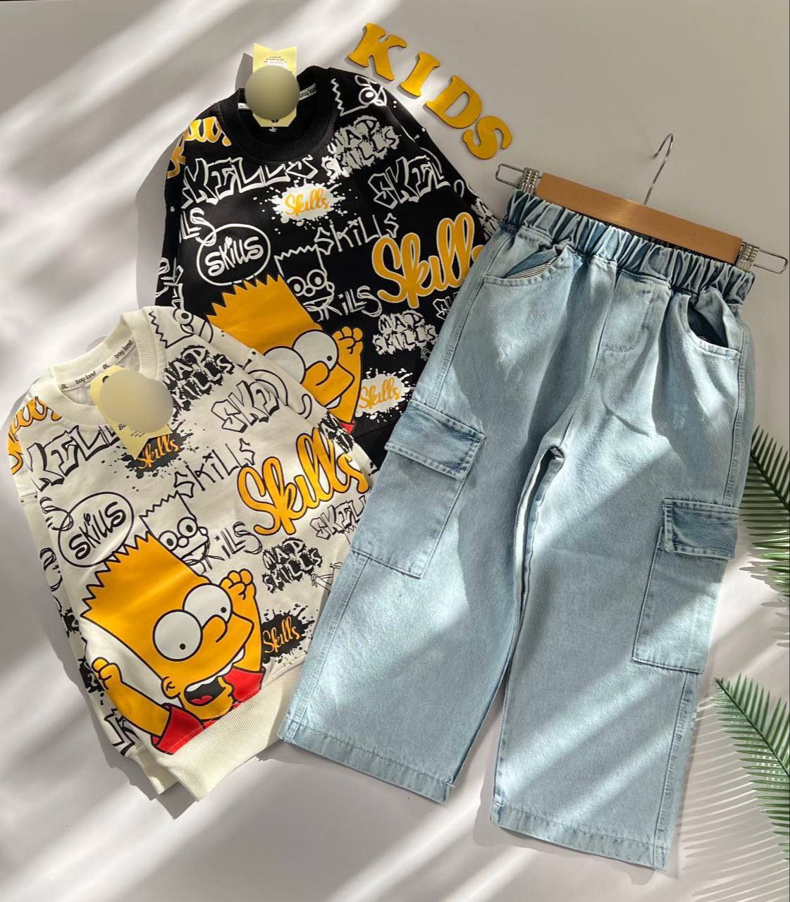 عکس محصول ست بلوز شلوار لی درجه یک سیمپسون ها - شماره 2