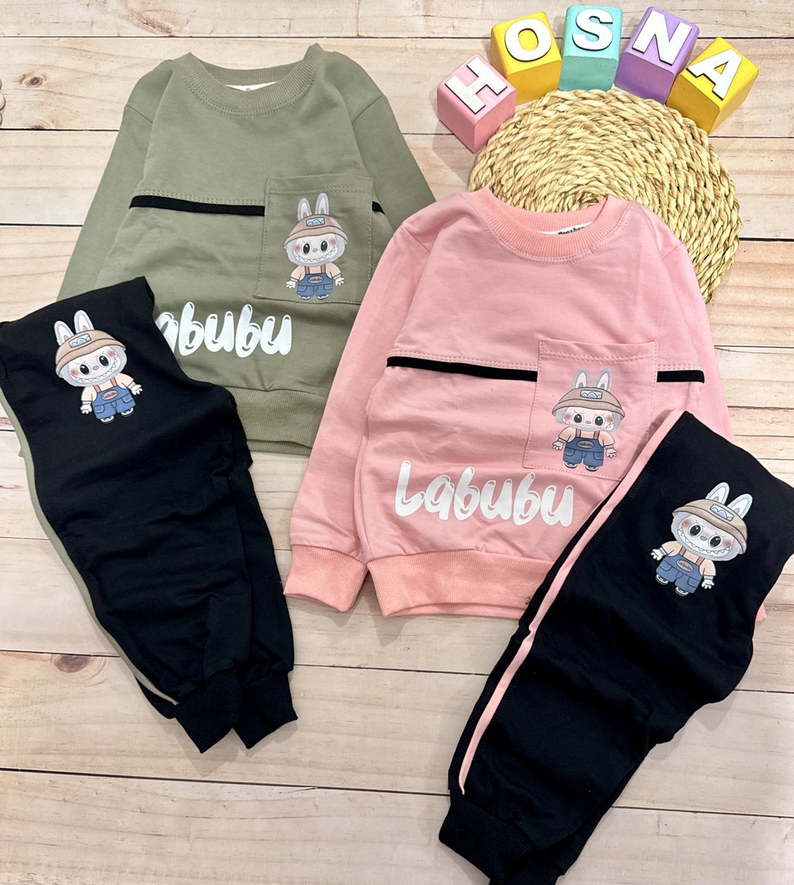 عکس محصول ست بلوز شلوار لبوبوی تک جیب - شماره 1