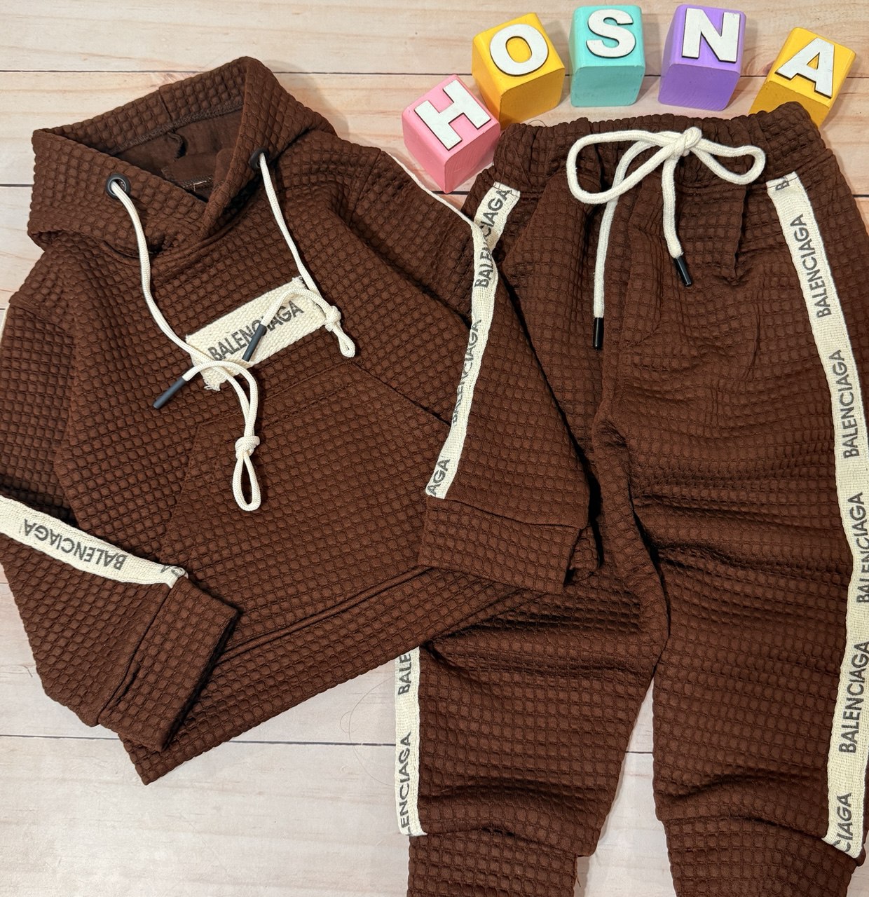 عکس محصول ست هودی شلوار  بیسیک بیسکویتی - شماره 1