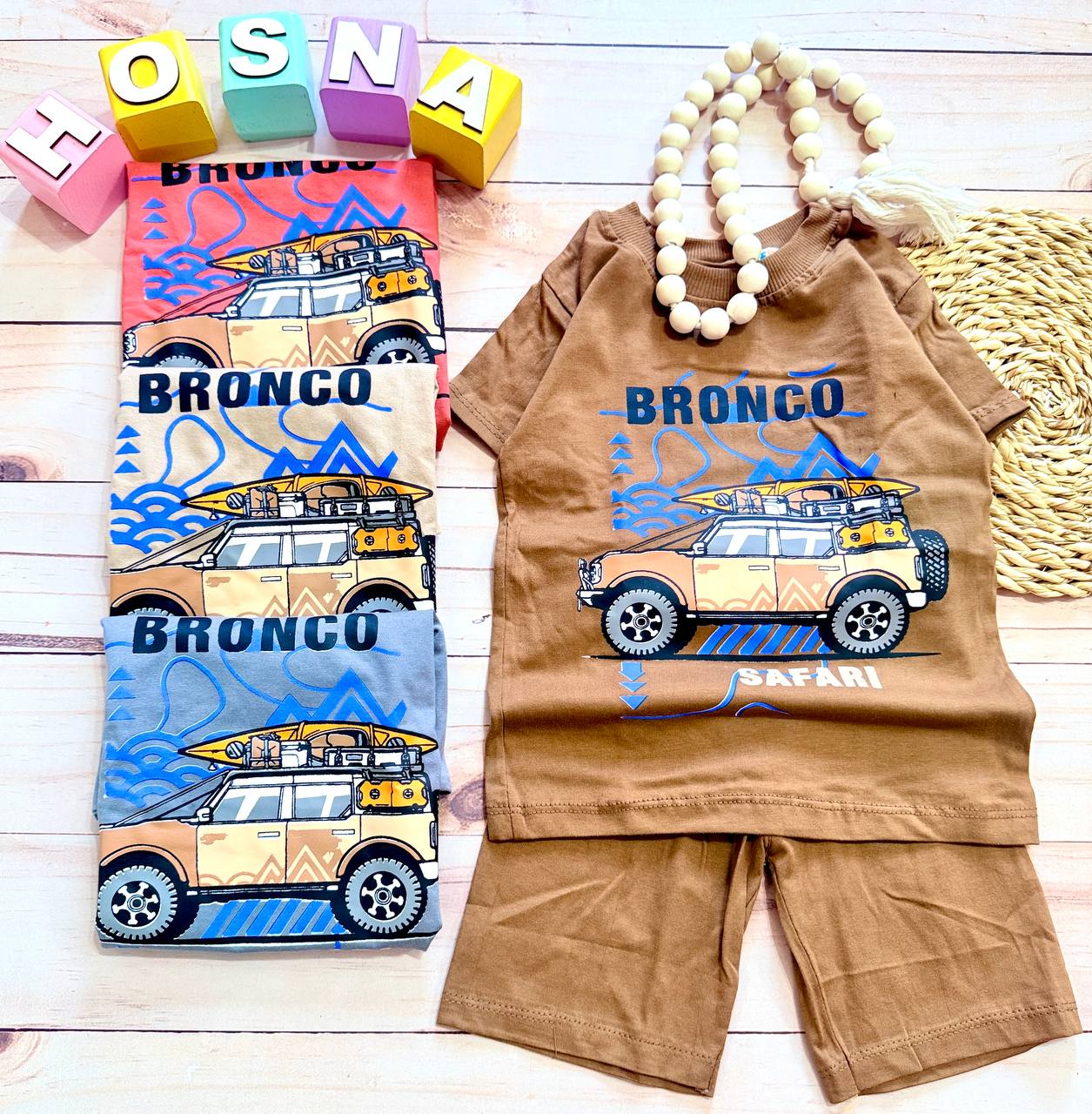 عکس محصول تیشرت شلوارک ماشین bronco - شماره 3
