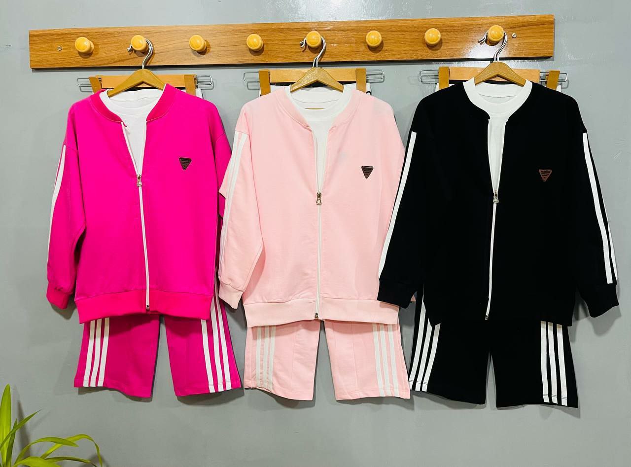 عکس محصول سویشرت شلوار سه تیکه دخترانه - شماره 4