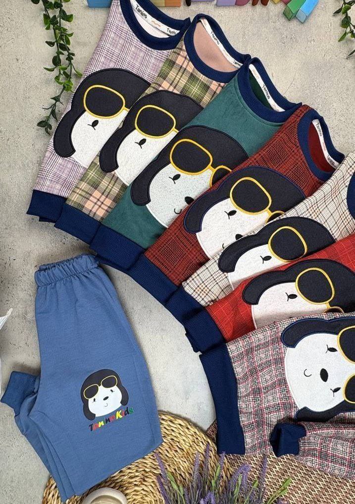 عکس محصول ست بلوز شلوار خرس عینکی برجسته - شماره 1