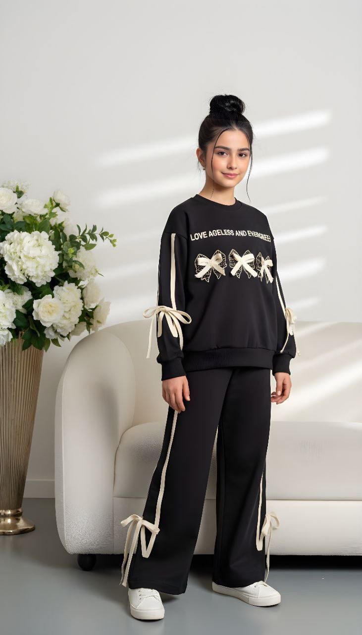 عکس محصول بلوز شلوار پاپیون پفکی - شماره 4