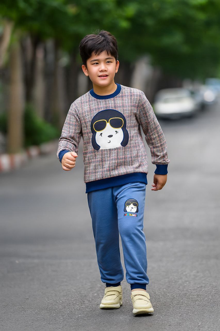 عکس محصول ست بلوز شلوار خرس عینکی برجسته - شماره 2