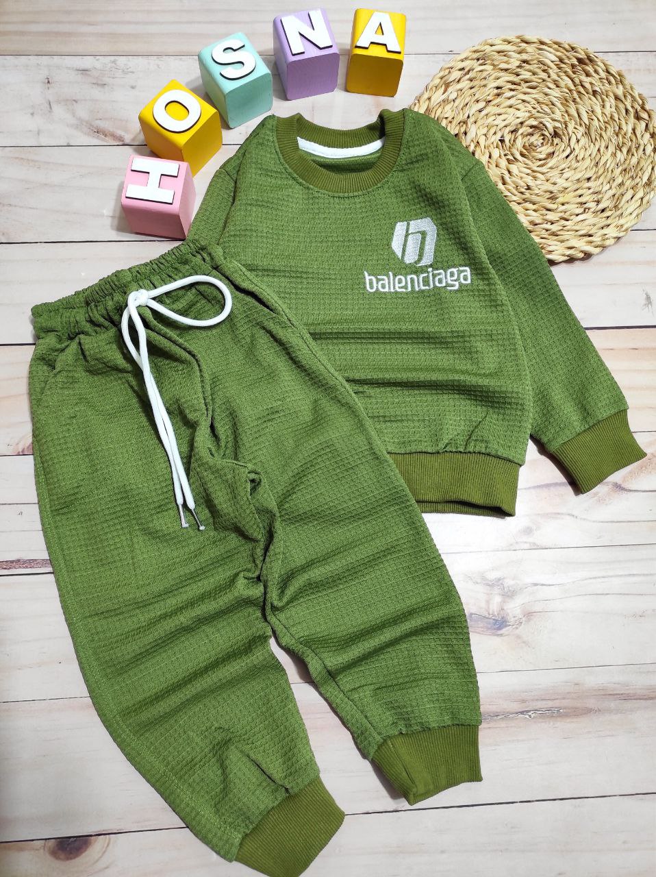 عکس محصول ست بلوز شلوار بالنسیاگا بیسکویتی - شماره 3