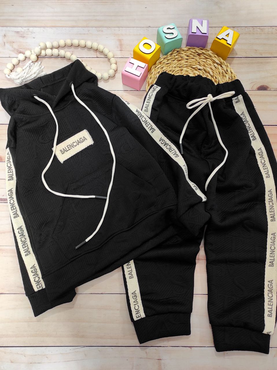 عکس محصول هودی شلوار ژکارد بالانسیگا - شماره 2