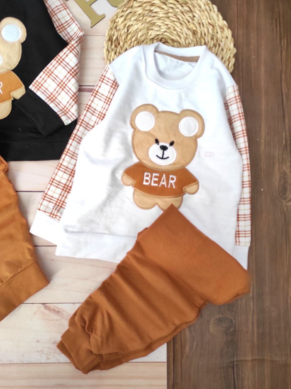 عکس محصول ست تدی BEARاستین چهارخونه - شماره 3
