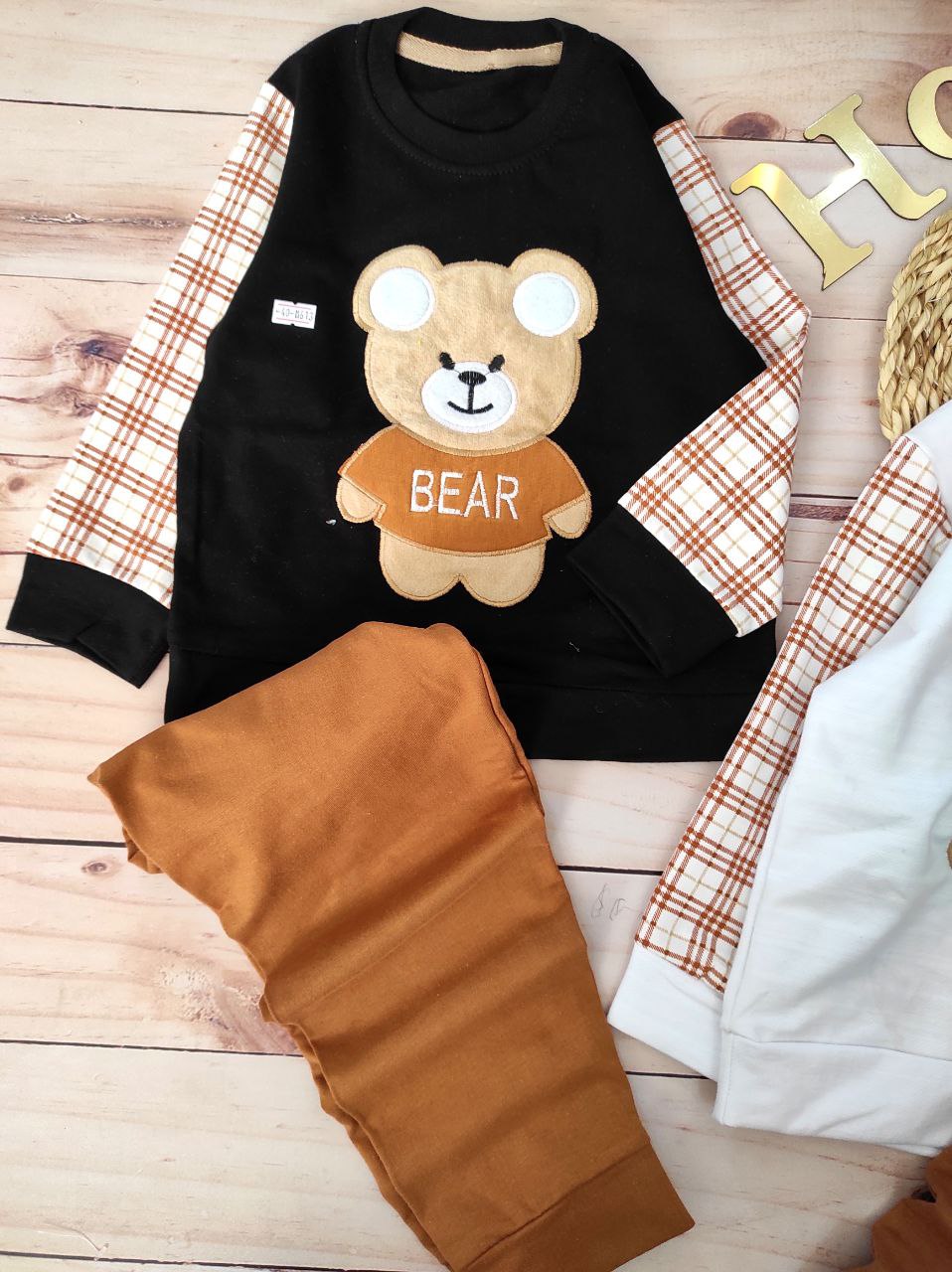 عکس محصول ست تدی BEARاستین چهارخونه - شماره 2