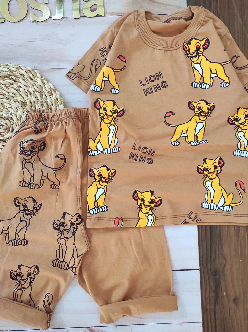 عکس محصول تیشرت شلوارک LION KING شیر شاه - شماره 2