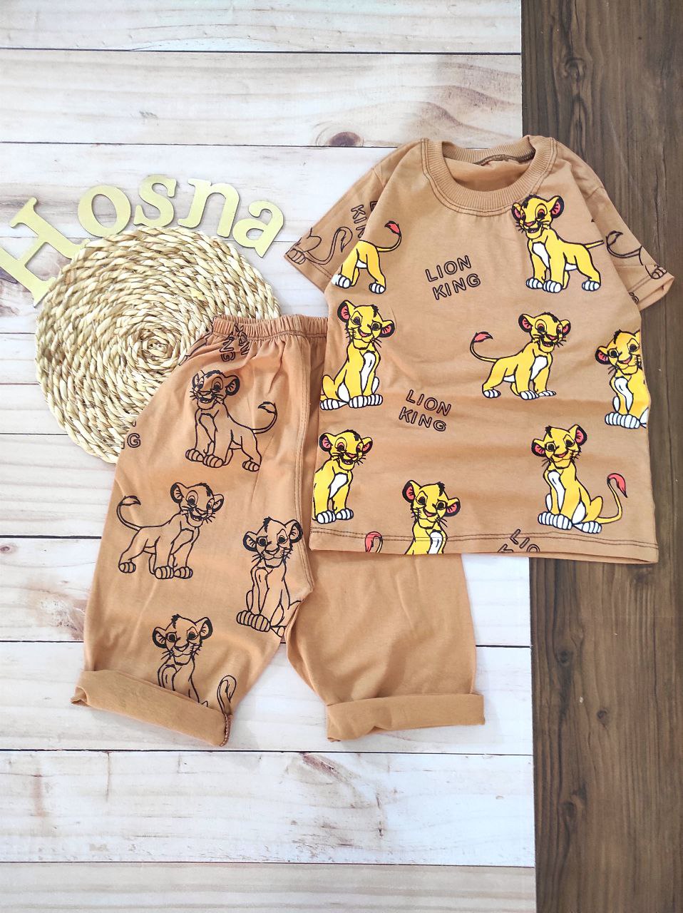 عکس محصول تیشرت شلوارک LION KING شیر شاه - شماره 1