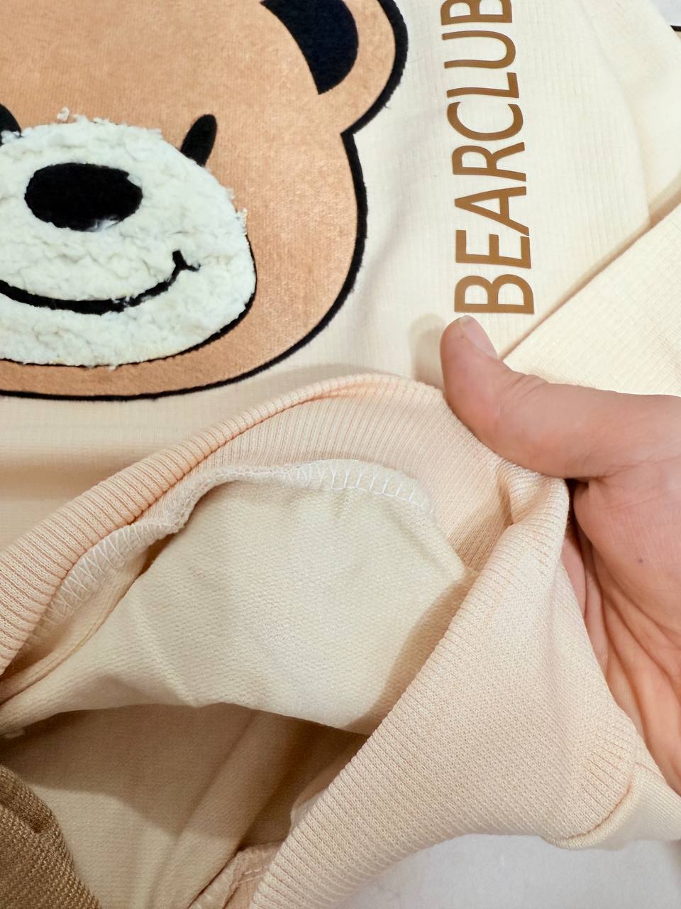 عکس محصول ست بلوز شلوار تدی برجسته - شماره 2