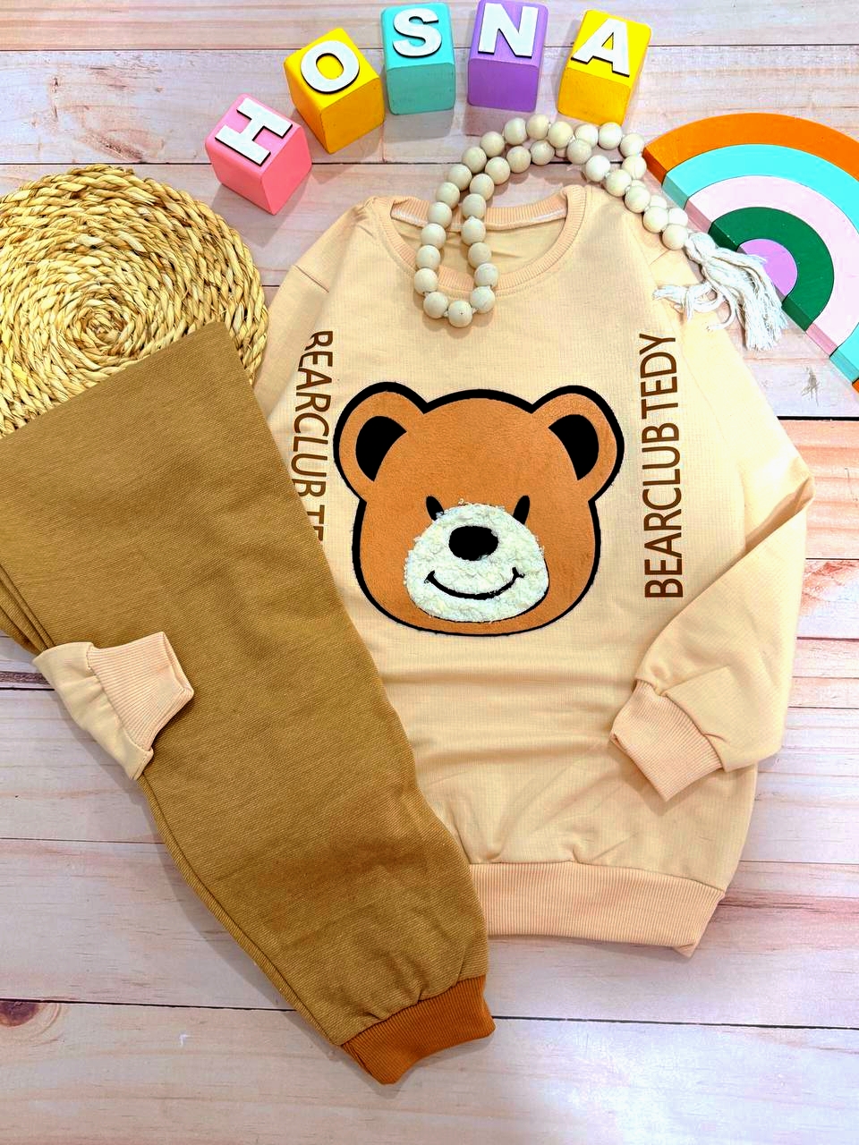 عکس محصول ست بلوز شلوار تدی برجسته - شماره 1