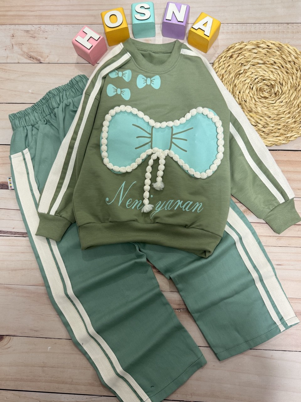 عکس محصول ست بلوز شلوار کتان یاران - شماره 1