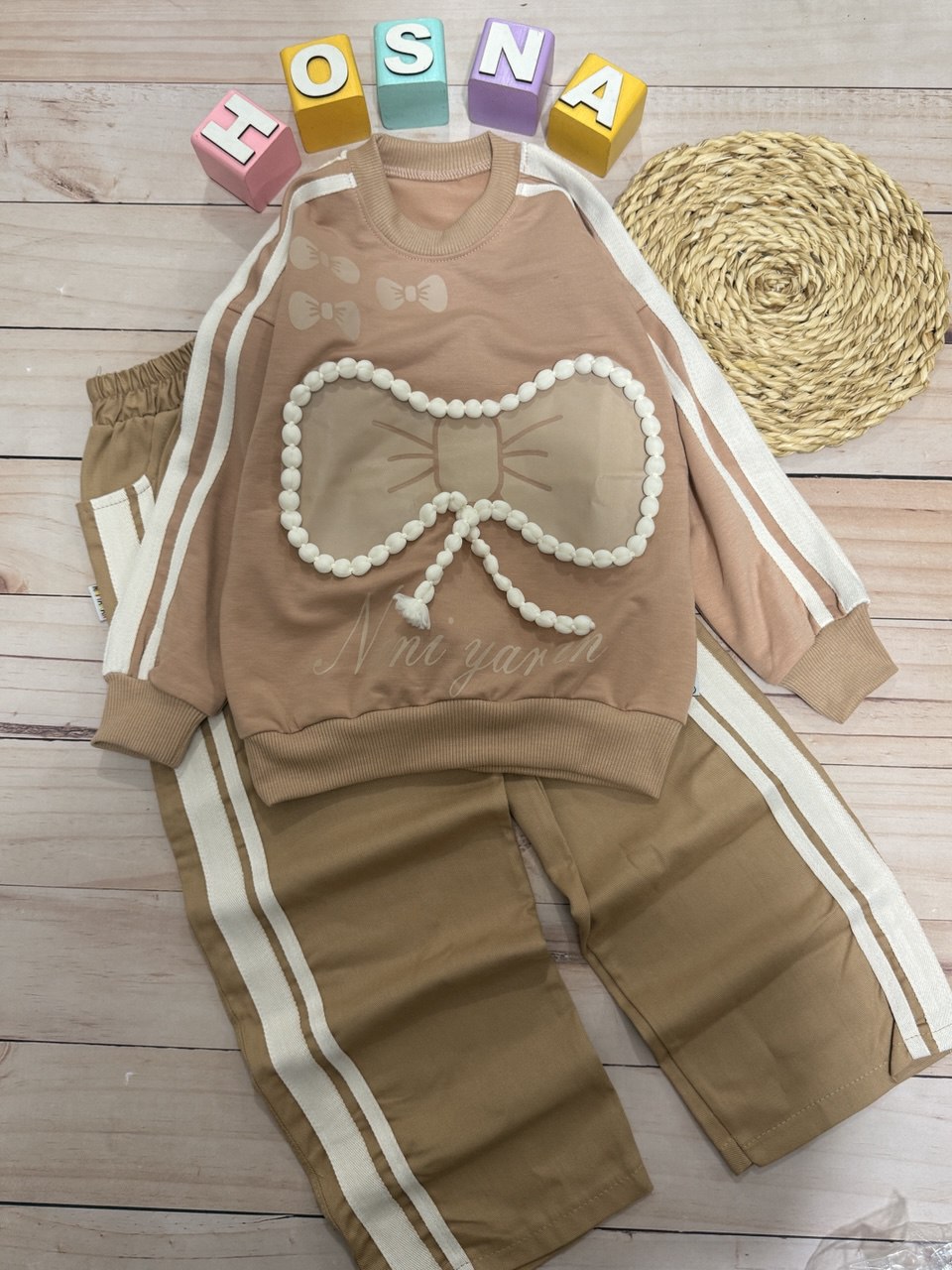 عکس محصول ست بلوز شلوار کتان یاران - شماره 4