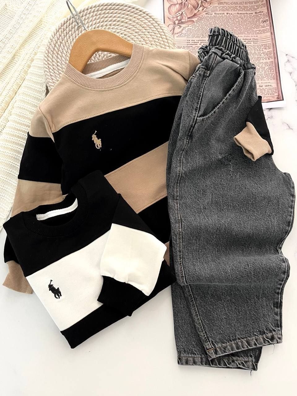 عکس محصول ست polo با شلوار جین - شماره 4