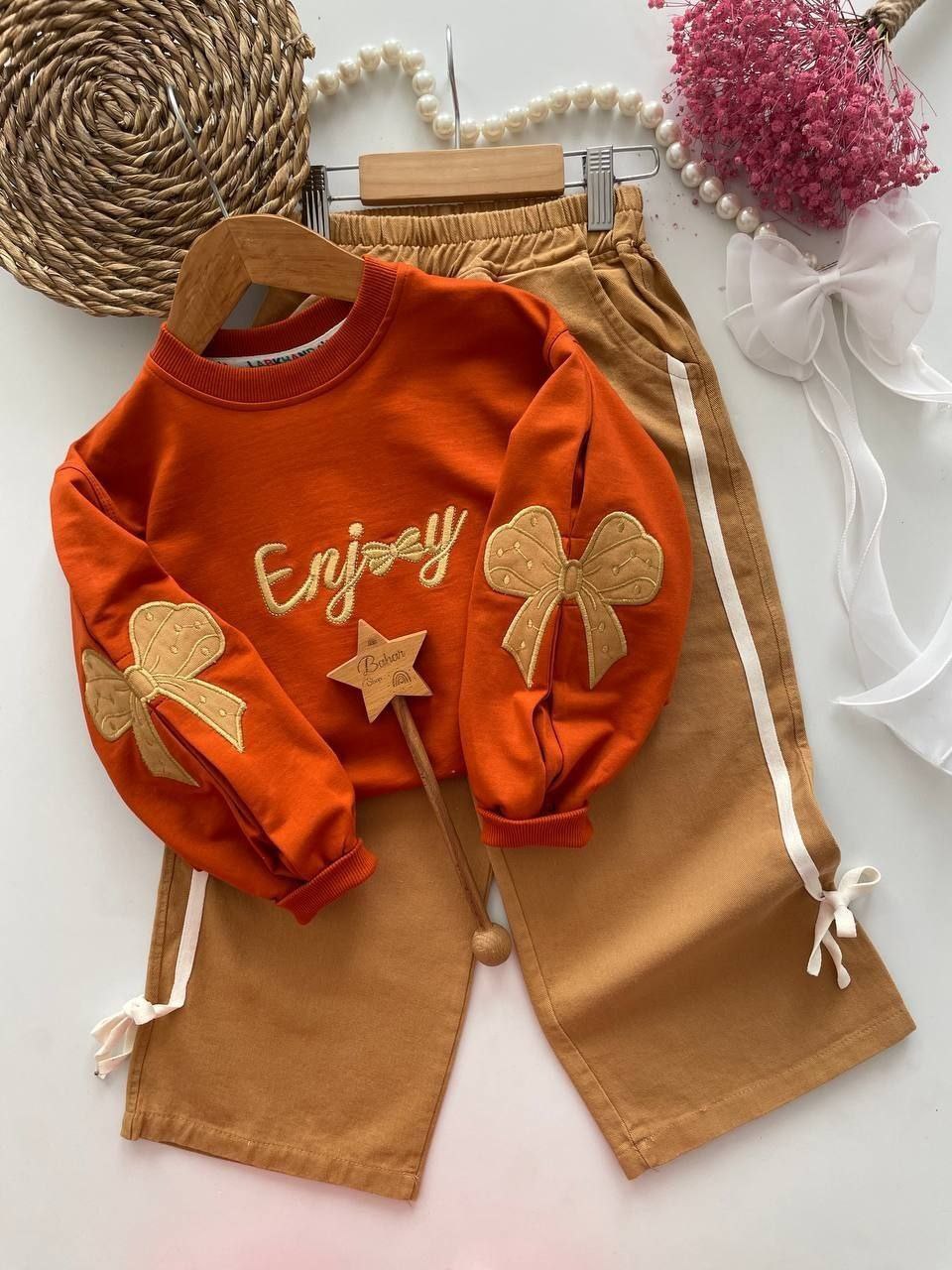 عکس محصول ست بلوز با شلوار کتان لذتبخش - شماره 2