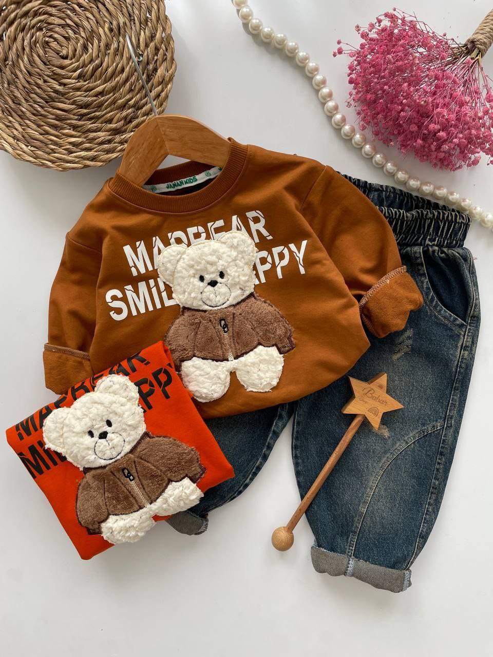 عکس محصول ست بلوز با شلوار جین جناب تدی - شماره 2