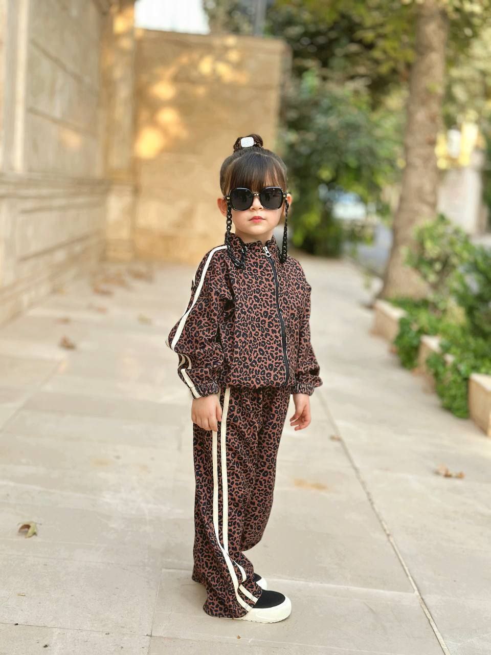 عکس محصول سویشرت شلوار پلنگی جدید - شماره 1