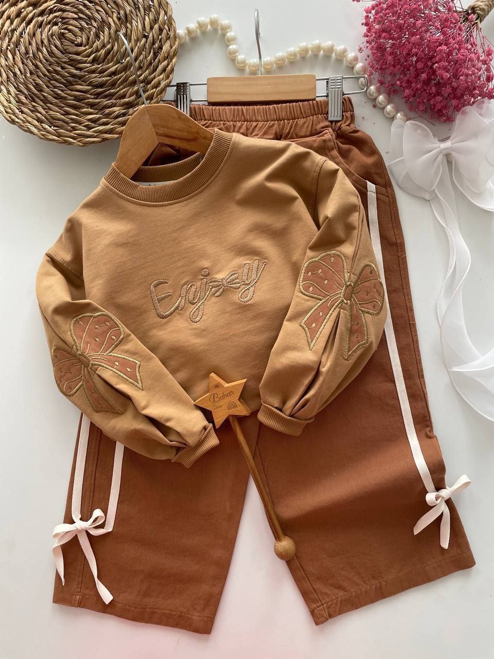 عکس محصول ست بلوز با شلوار کتان لذتبخش - شماره 6