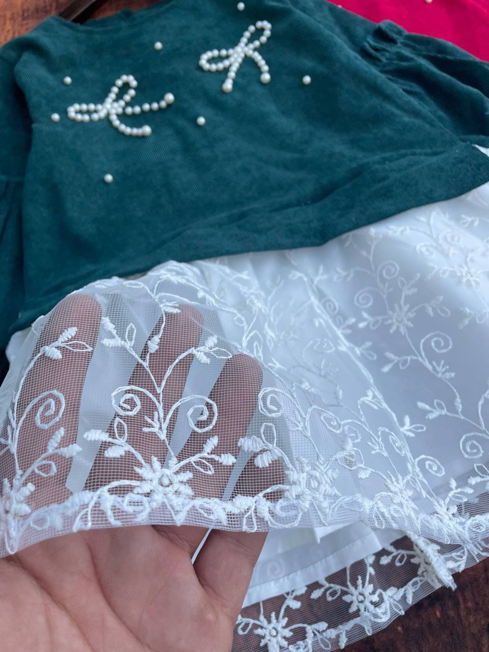 عکس محصول سارافون مروارید و دانتل مجلسی جدید - شماره 2