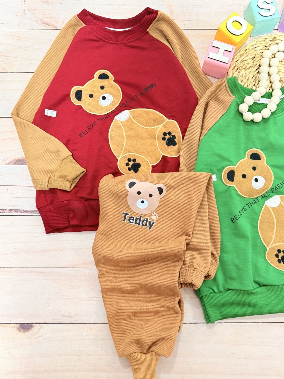 عکس محصول ست خرس آستین ریلی - شماره 4