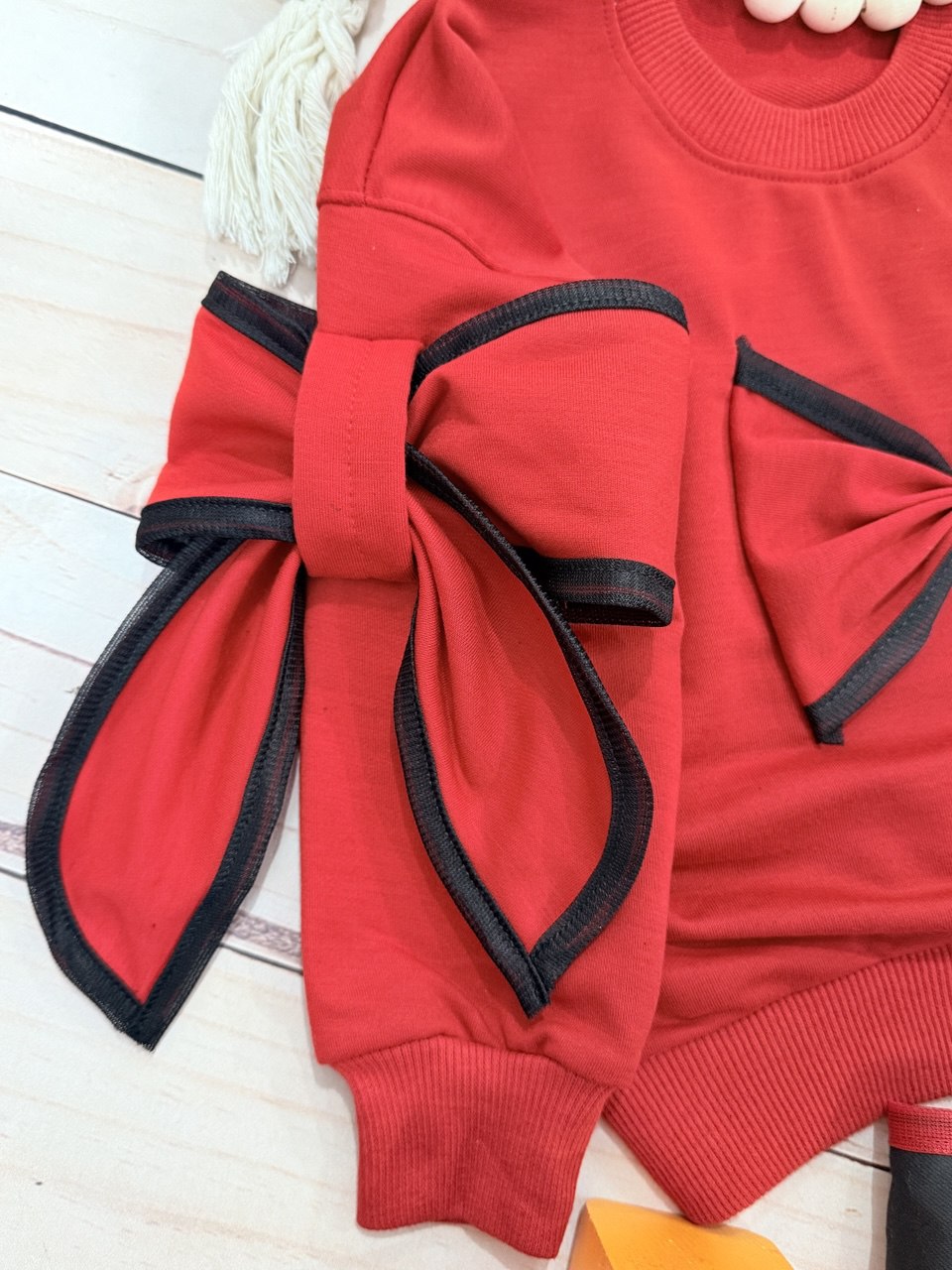 عکس محصول ست بلوز شلوار پاپیون آویز - شماره 2