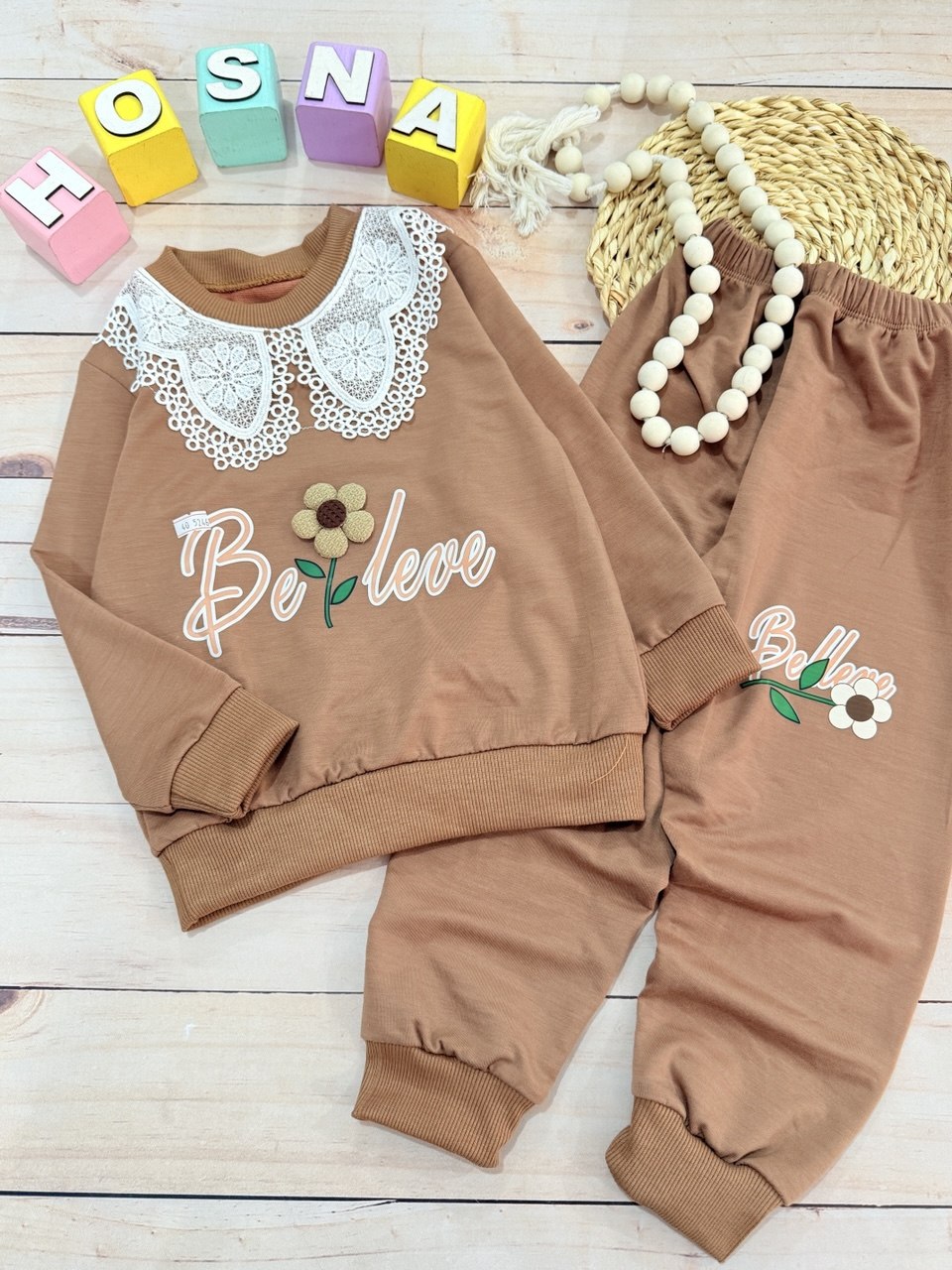 عکس محصول بلوز شلوار یقه گیپور - شماره 3