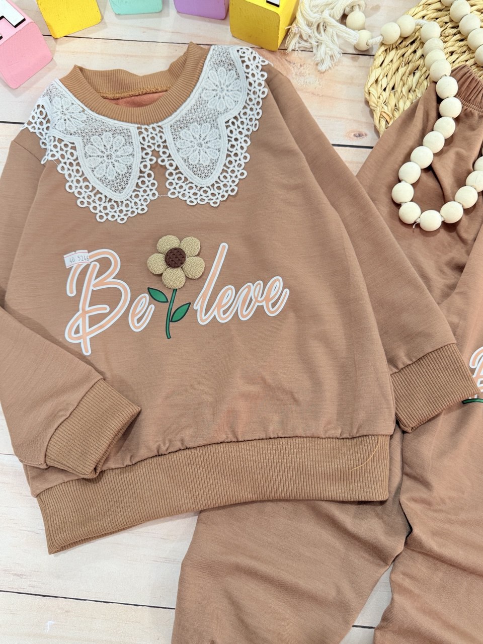 عکس محصول بلوز شلوار یقه گیپور - شماره 5