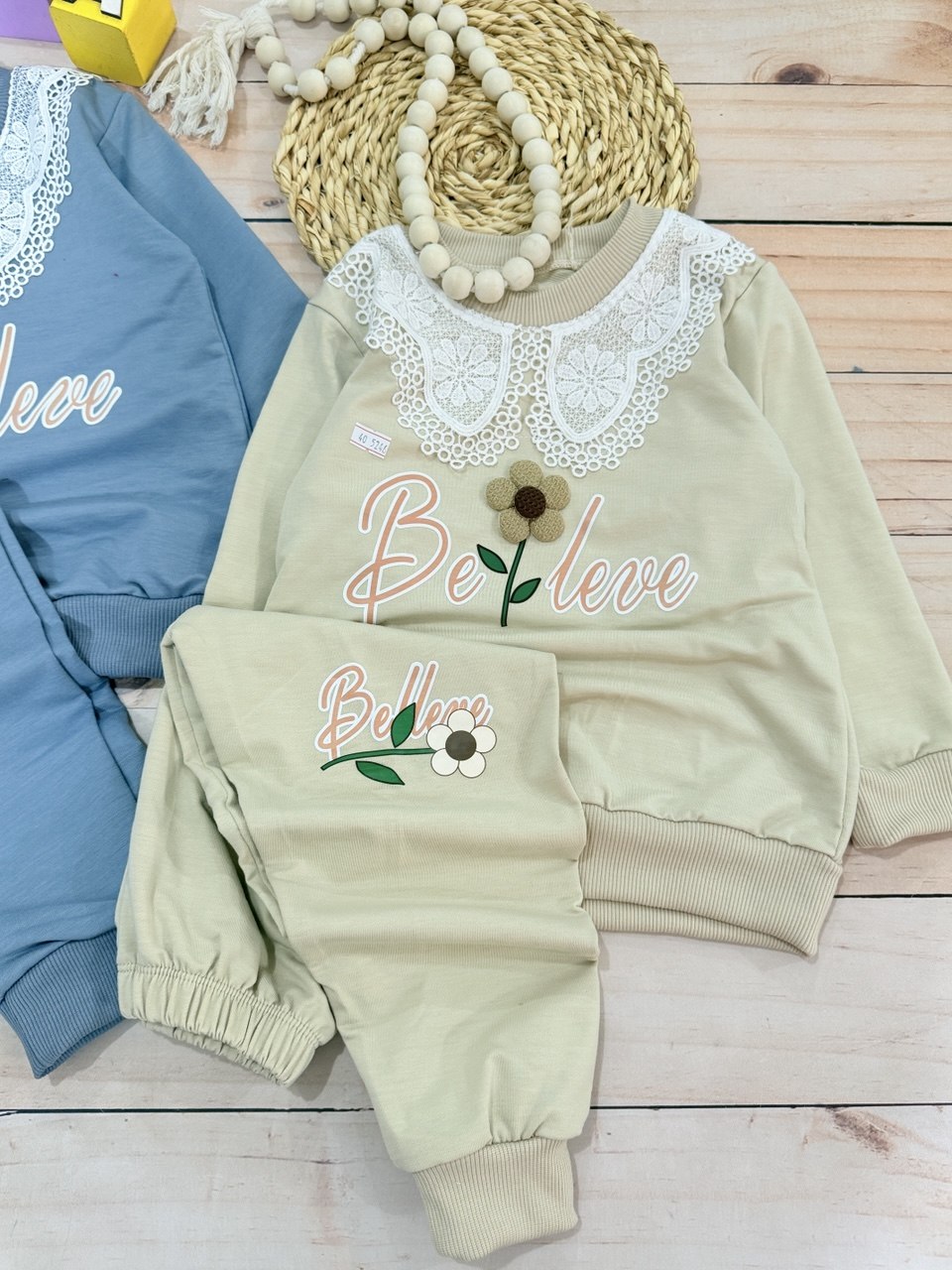 عکس محصول بلوز شلوار یقه گیپور - شماره 6