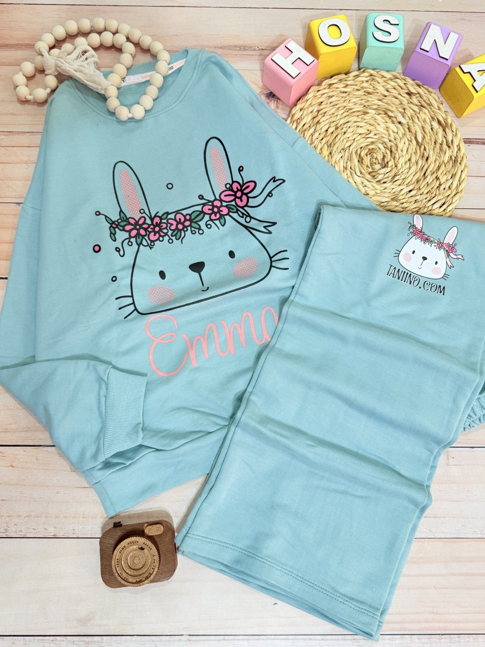 عکس محصول ست خرگوش با شلوار بگ - شماره 5