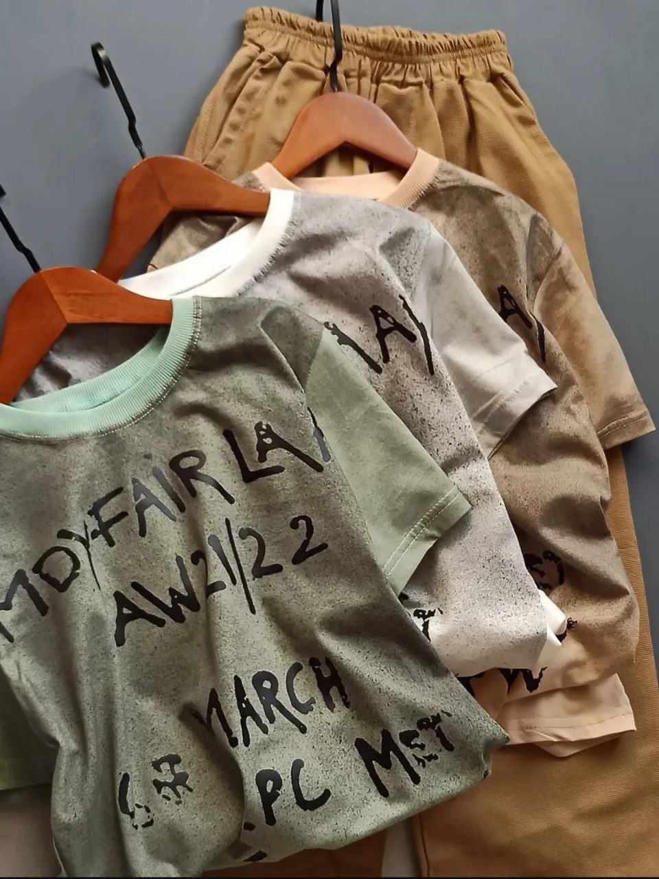 عکس محصول تیشرت و شلوار بگ حروف لاتین - شماره 2