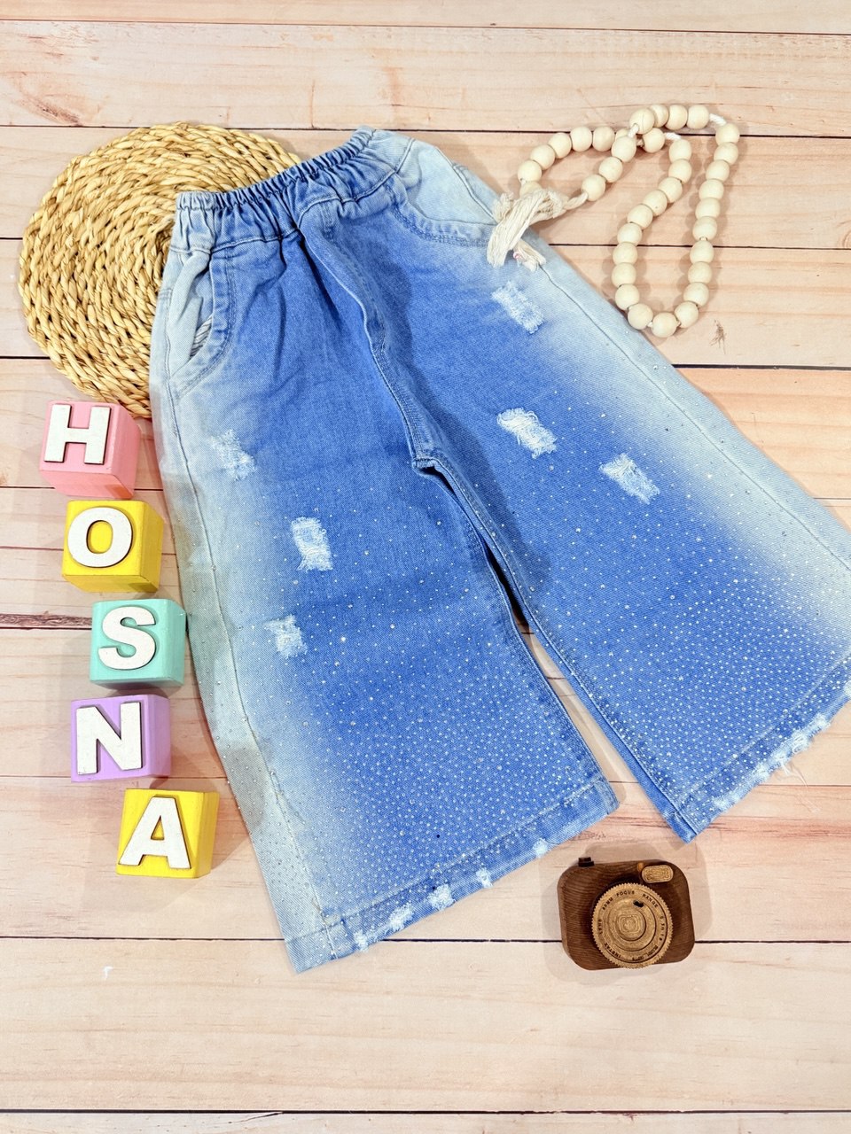 عکس محصول شلوار شافل نگین دار جدید - شماره 1