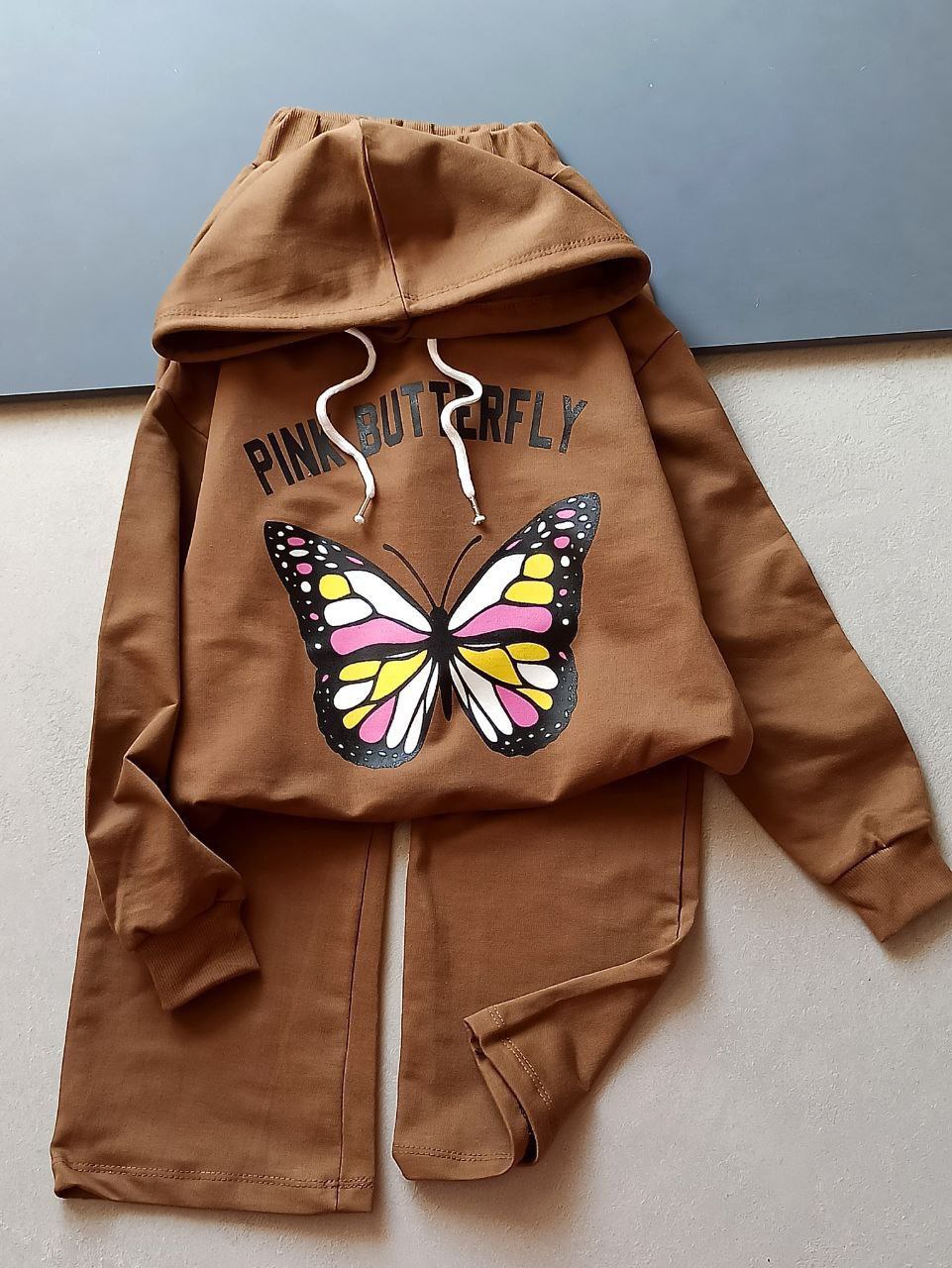 عکس محصول ست هودی شلوار pinkپروانه - شماره 1