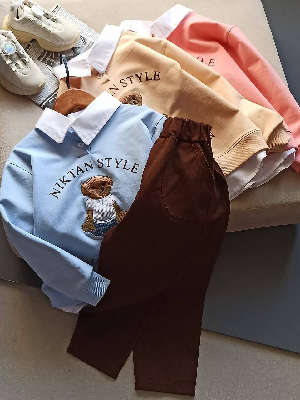 عکس محصول شومیز شلوار تدی - شماره 1