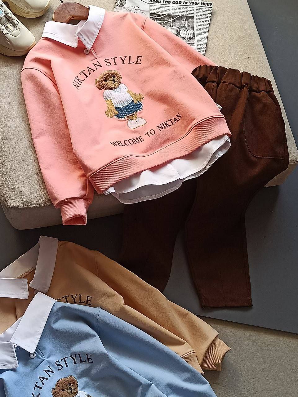 عکس محصول شومیز شلوار تدی - شماره 2