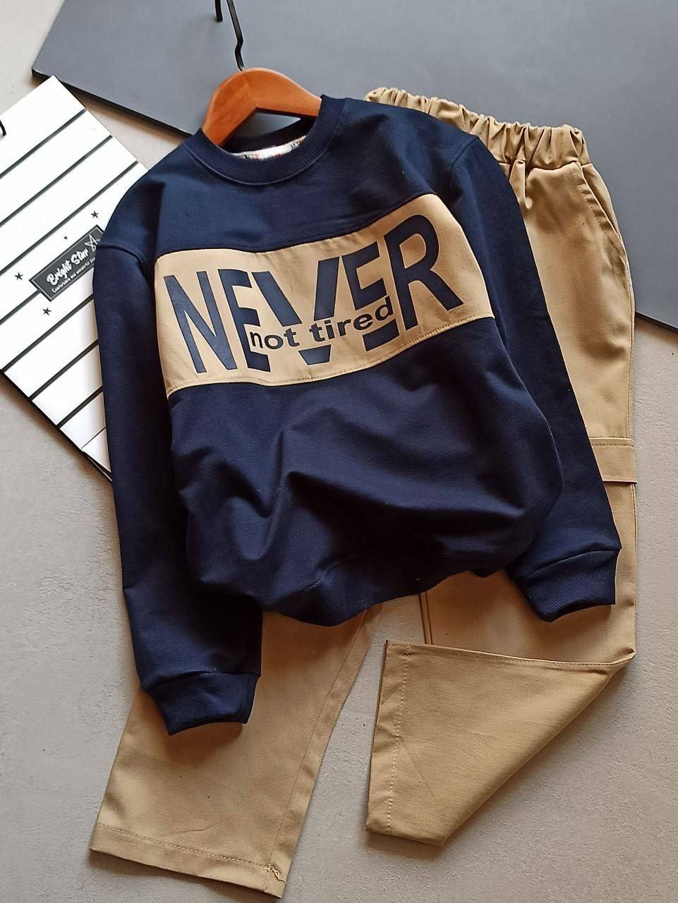 عکس محصول ست بلوز با شلوار کتان never - شماره 4