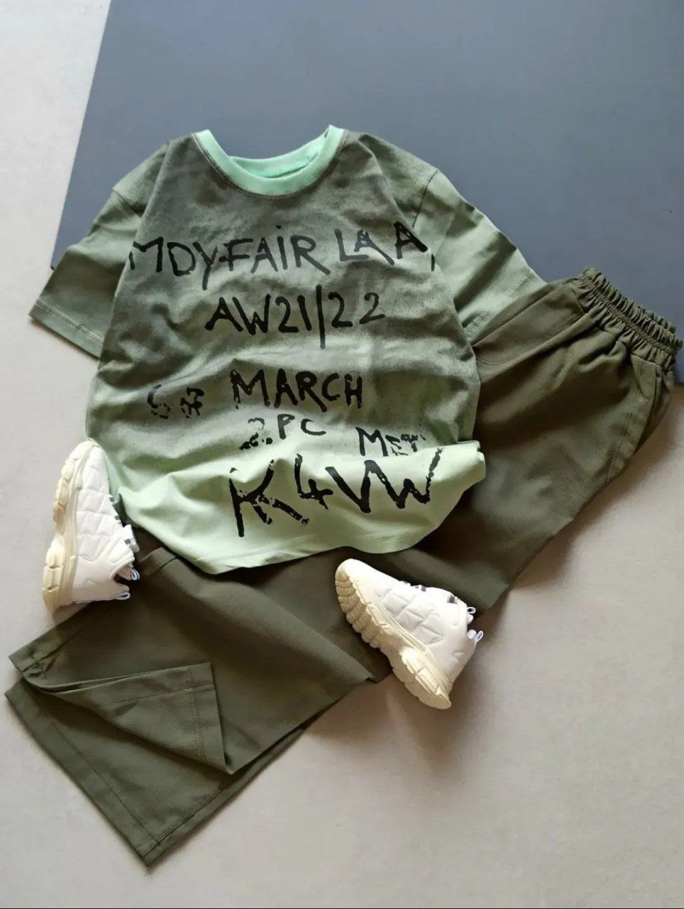 عکس محصول تیشرت و شلوار بگ حروف لاتین - شماره 5