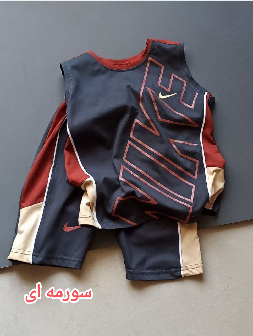 عکس محصول ست تاپ شلوارک نایک جدید - شماره 5